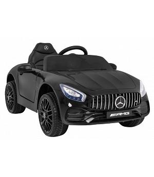 MercedesGT de batería para niños de 4 años, Negro, 12V, RC INDA513-RA-HL-2588